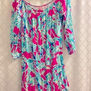Lilly Pulitzer Skort Romper large and worn once.